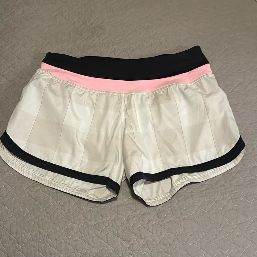 Lululemon Checkered Workout Athletic Casual Shorts
